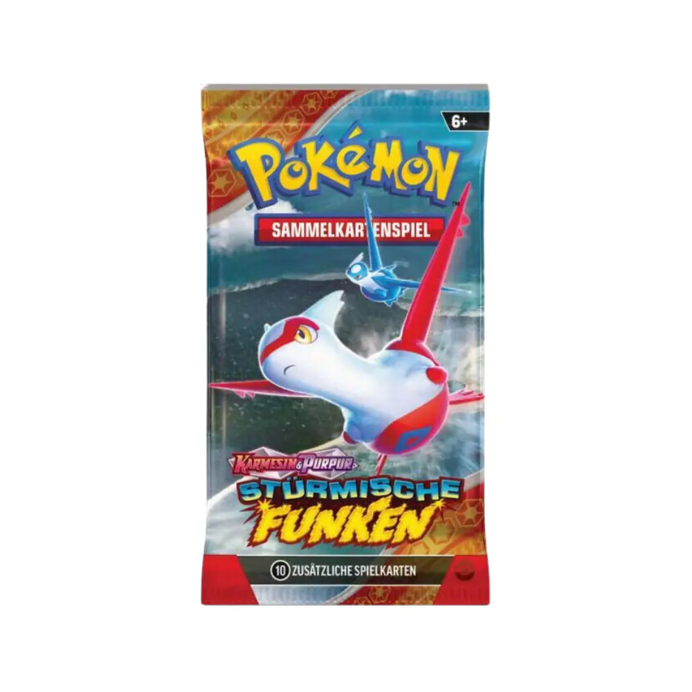 Pokémon - Karmesin & Purpur Stürmische Funken Booster Pack - DE