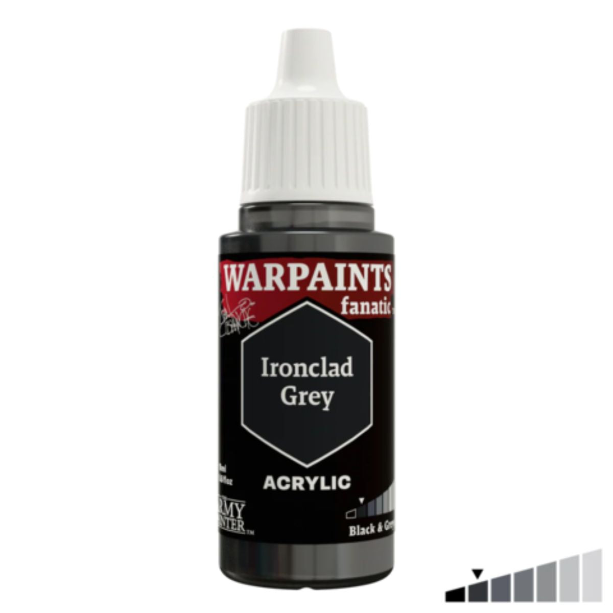 The Army Painter Warpaints Fanatics John Blanche Masterclass Acrylic Ironclad Grey