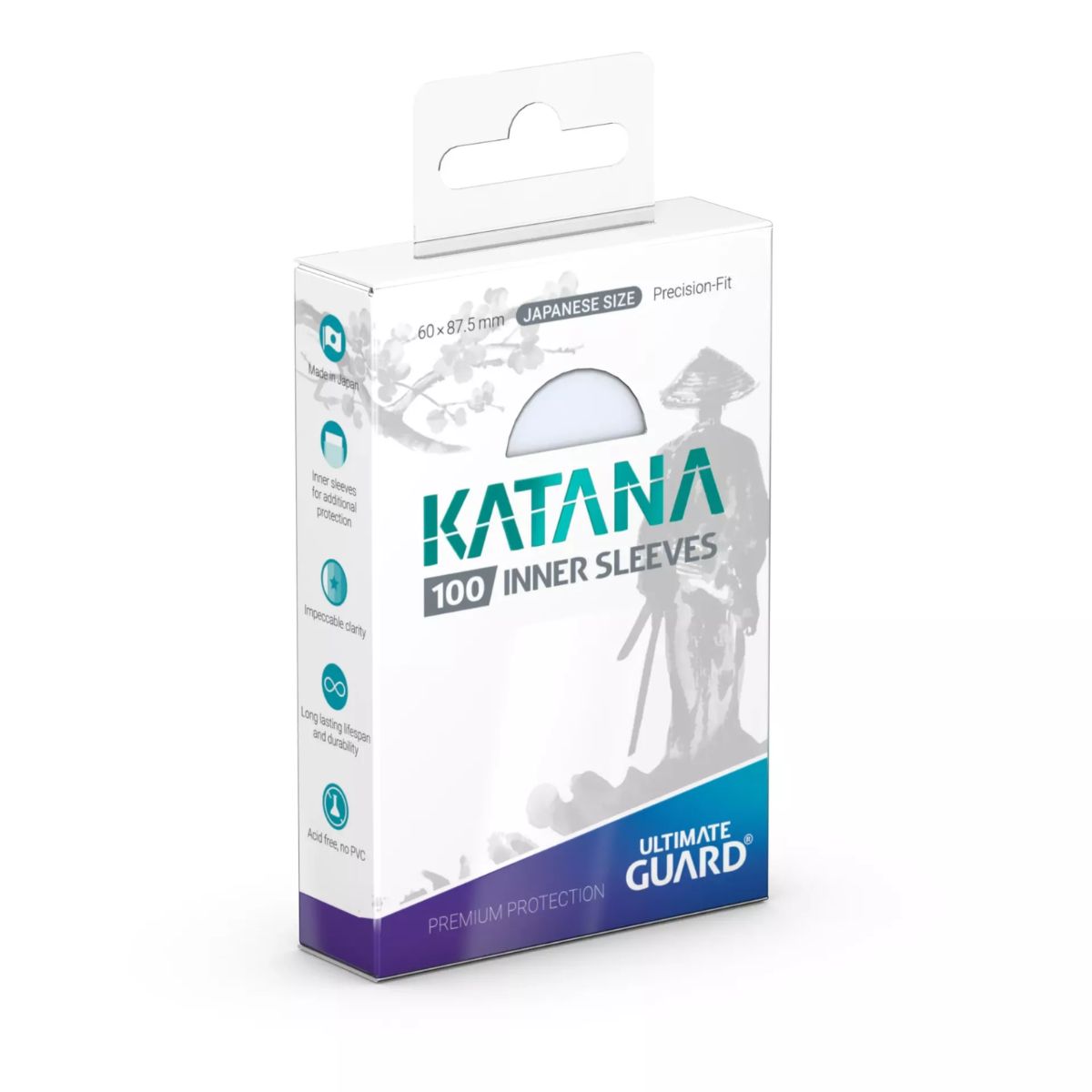 Ultimate Guard Katana Inner Sleeves Japanese Size Transparent (100)