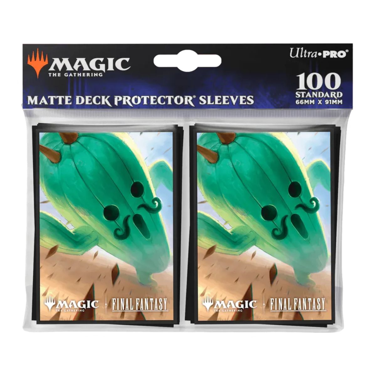Ultra Pro Deck Protector Sleeves Matte Final Fantasy Cactuar (100 Sleeves)