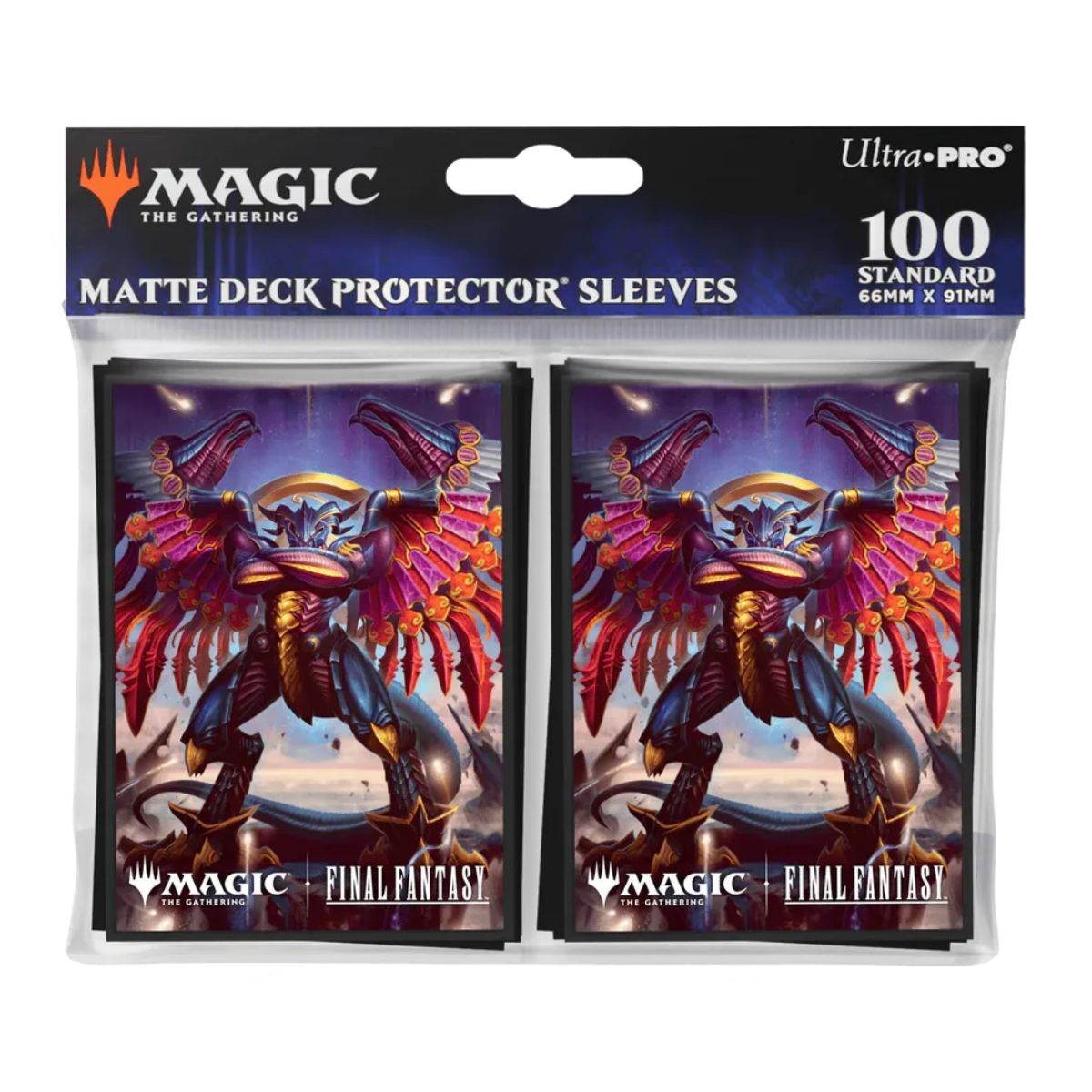 Ultra Pro Deck Protector Sleeves Matte Final Fantasy Summon Bahamut (100 Sleeves)