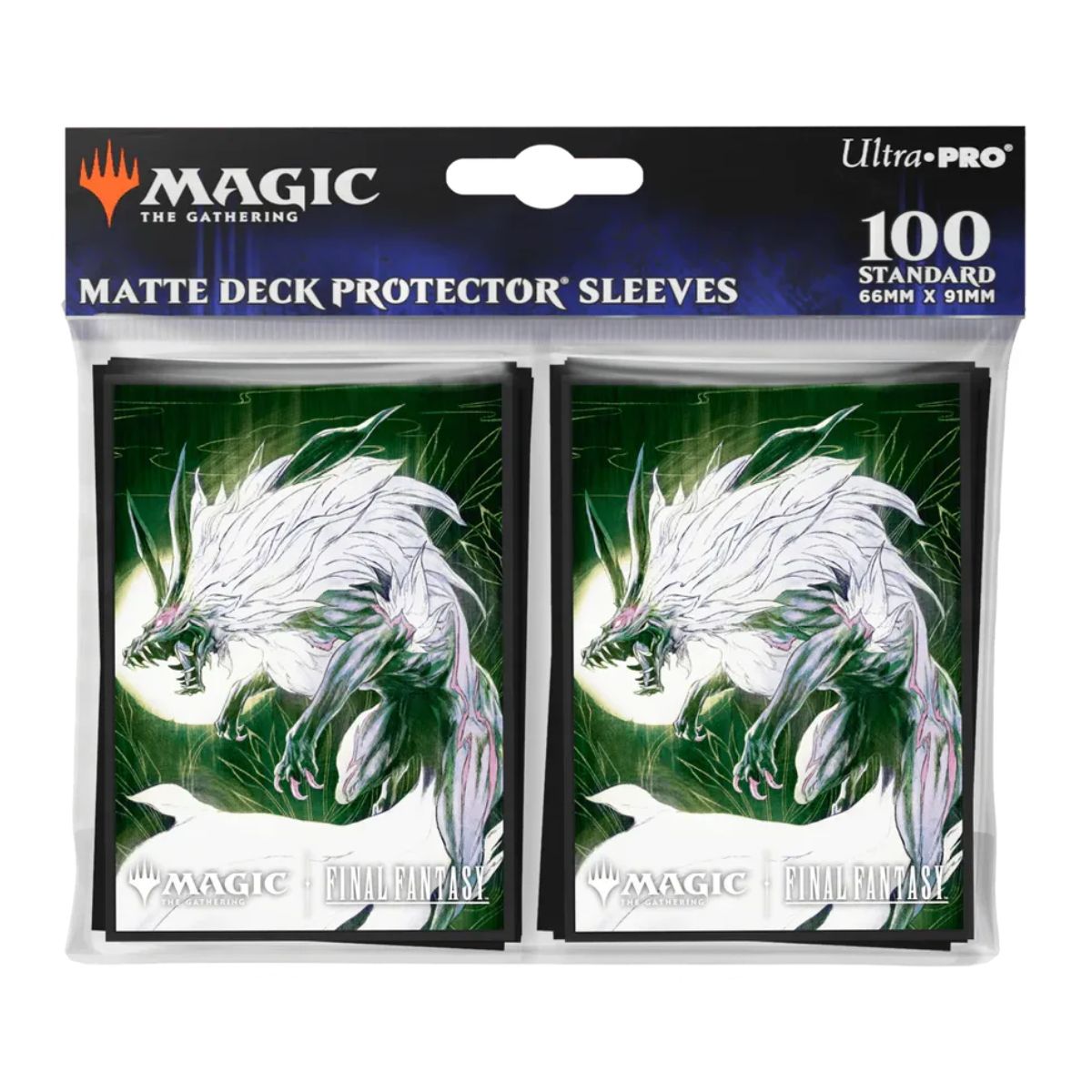 Ultra Pro Deck Protector Sleeves Matte Final Fantasy Summon Fenrir (100 Sleeves)