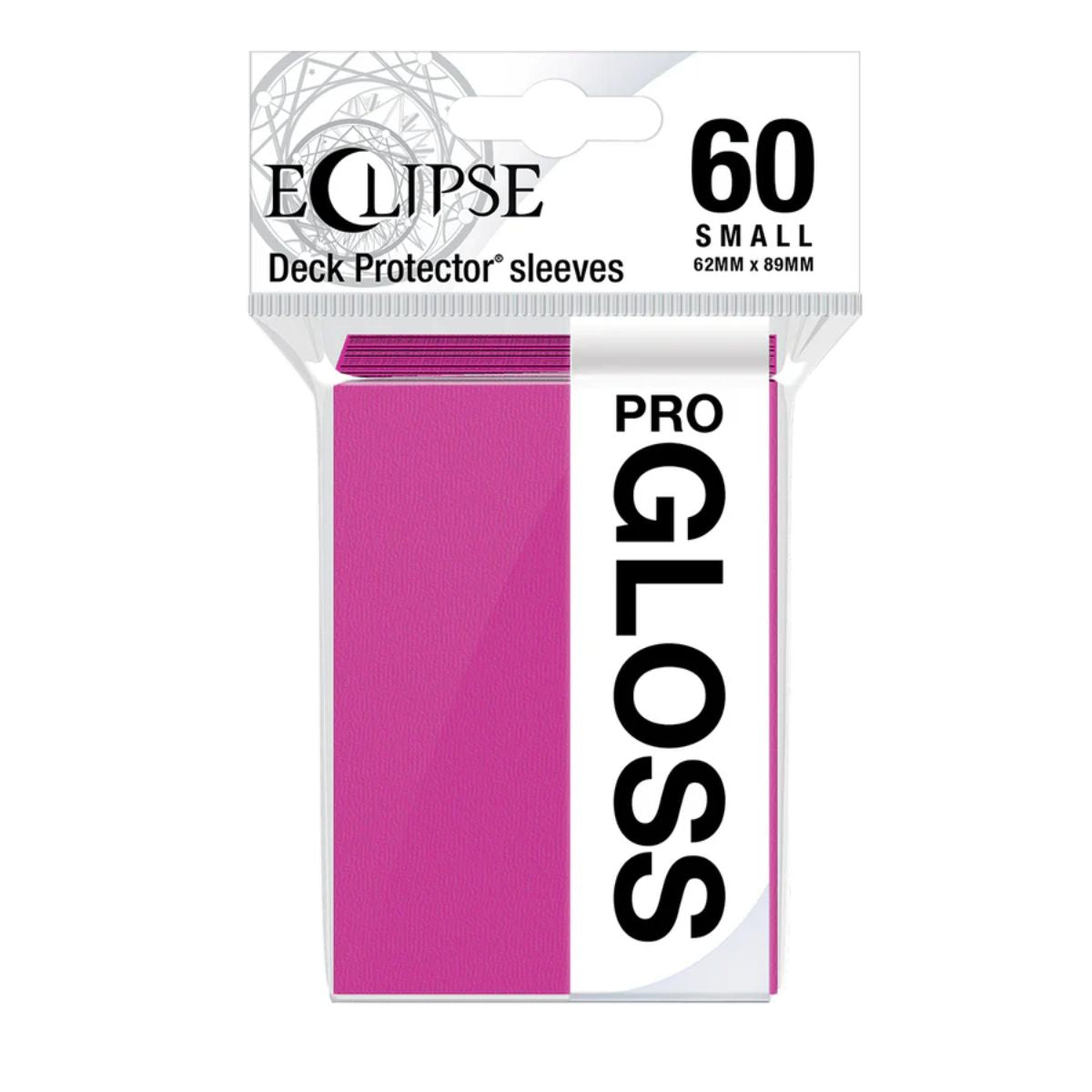 Ultra Pro Eclipse Gloss Small Deck Sleeves 60Stk. Hot Pink