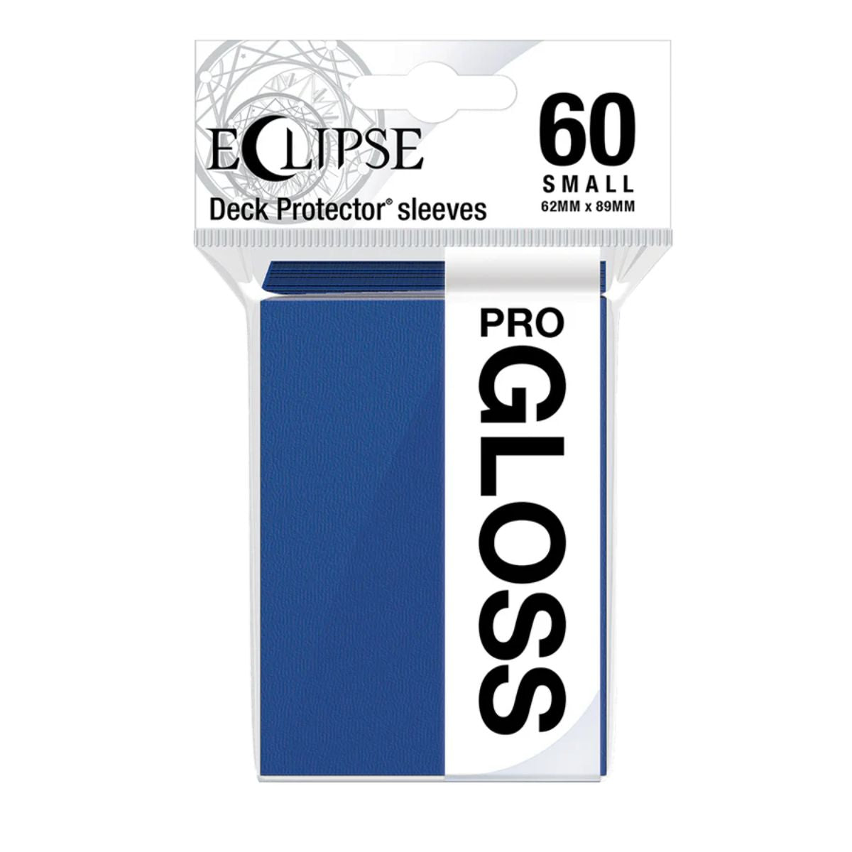 Ultra Pro Eclipse Gloss Small Deck Sleeves 60Stk. Pacific Blue