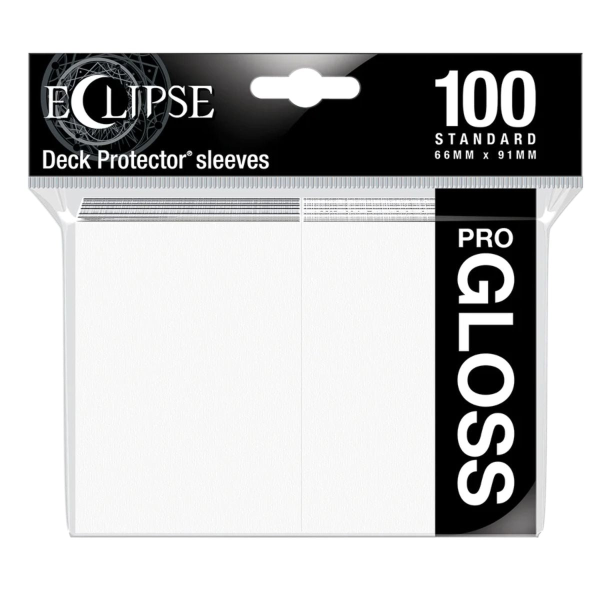 Ultra Pro Eclipse Gloss Standard Sleeves Arctic White 100Stk.
