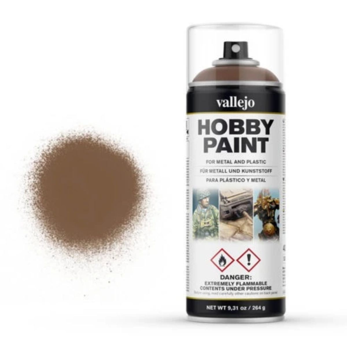 Vallejo Hobby Paint Spray Beasty Brown (400 ml)