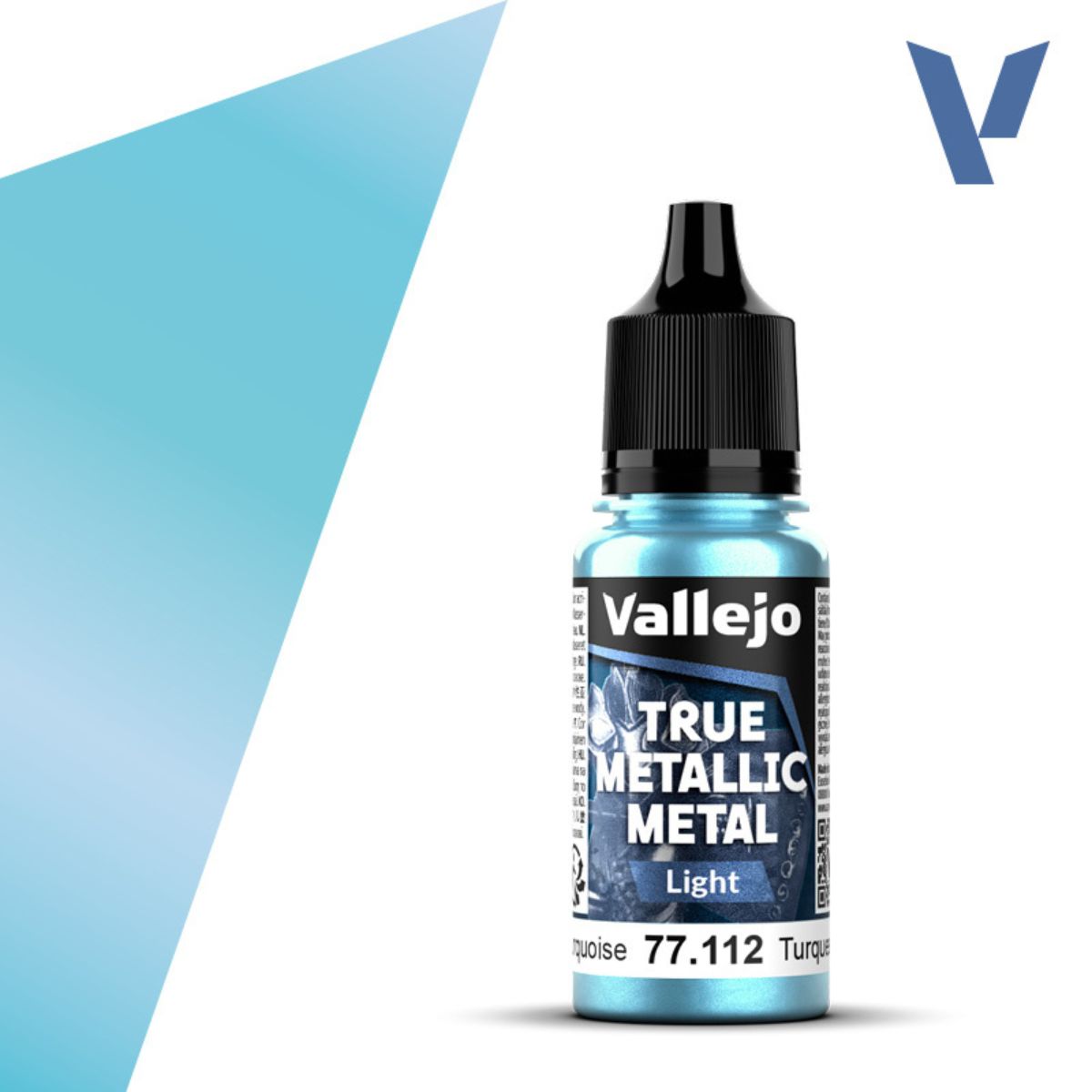 Vallejo Hydra Turquoise 18 ml - True Metallic Metal Light