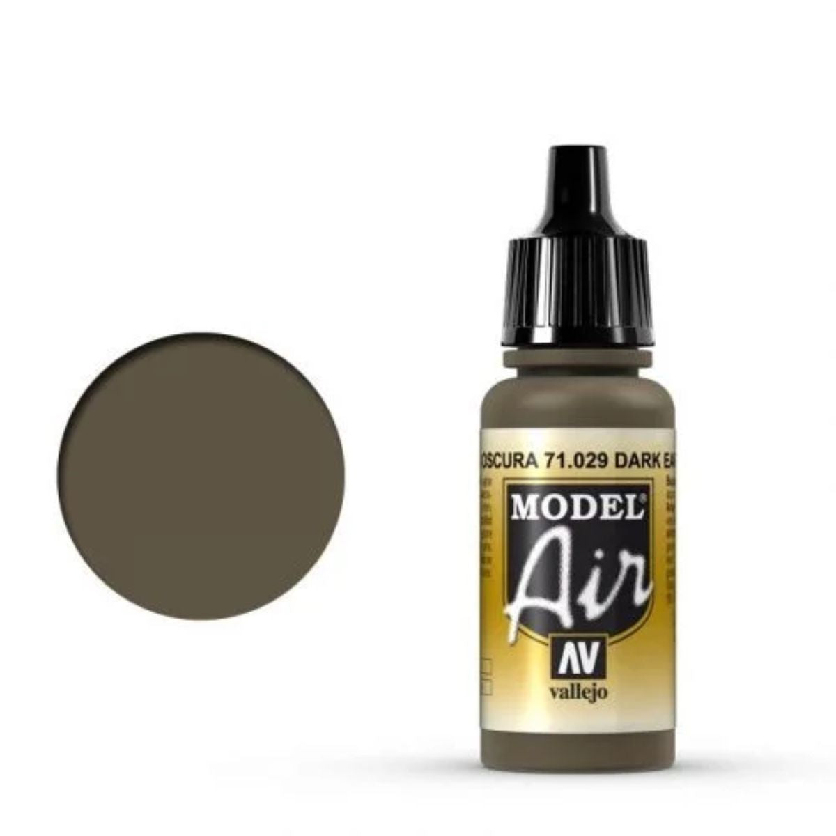 Vallejo Model Air 029 Dark Earth (17 ml)