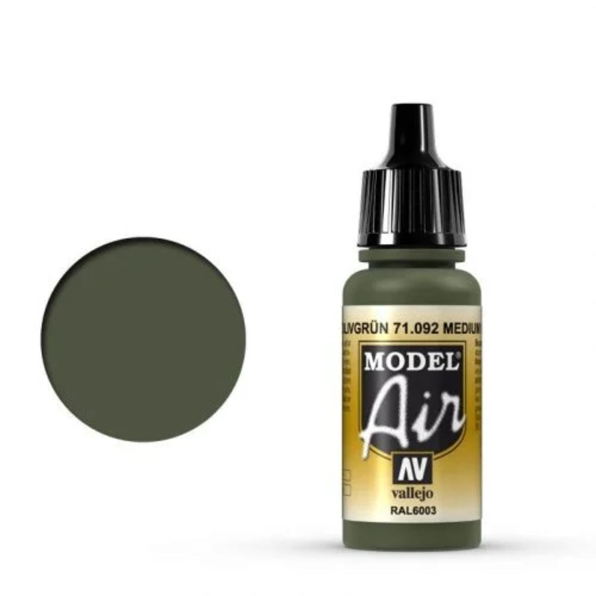 Vallejo Model Air 092 Medium Green (17 ml)