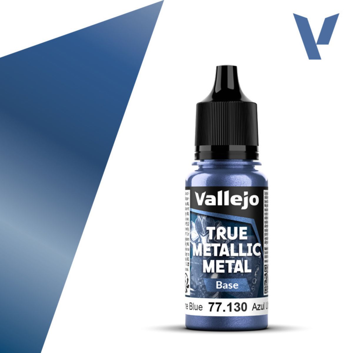 Vallejo Ultramarine Blue 18 ml - True Metallic Metal Base
