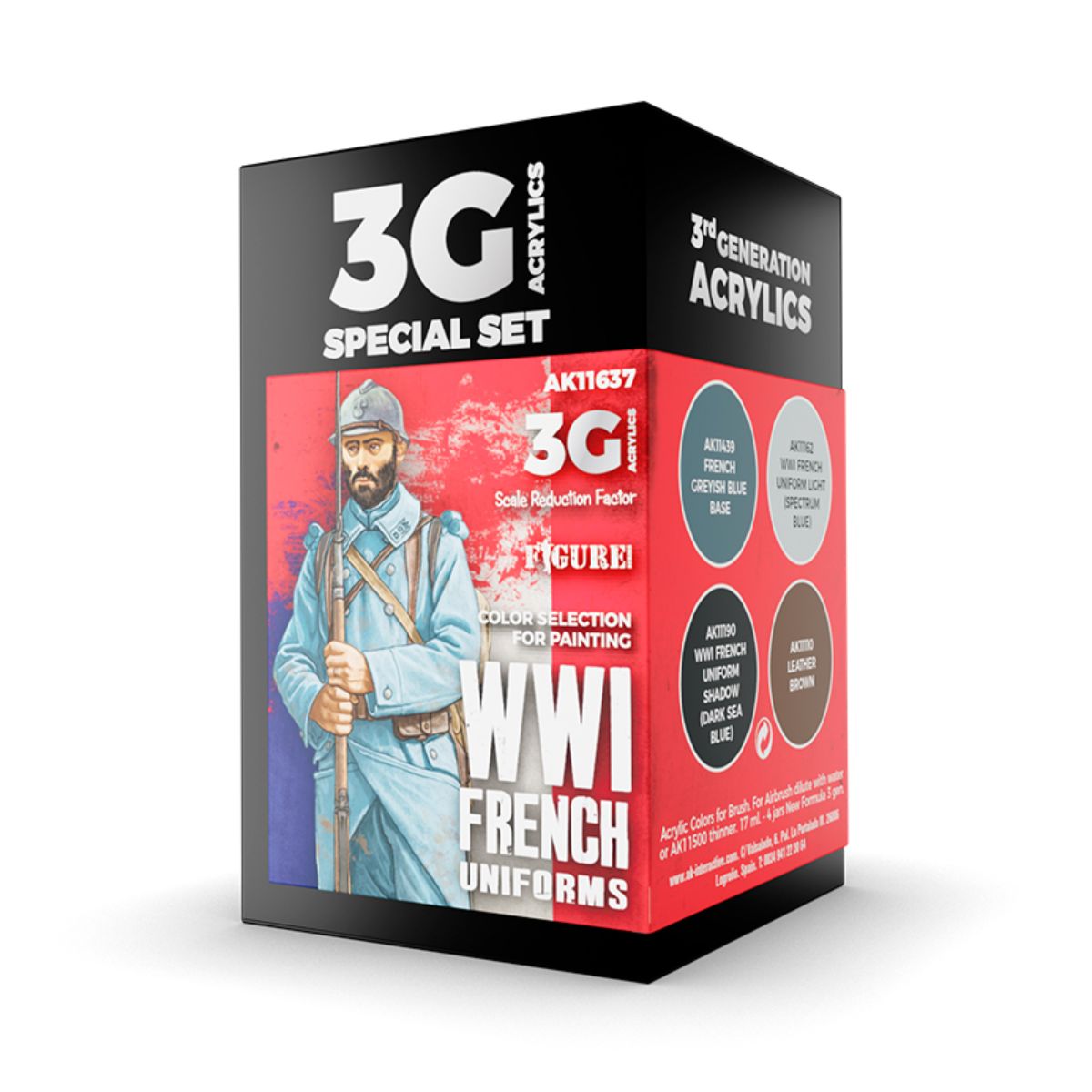 AK Interactive French Uniform Colors 3G