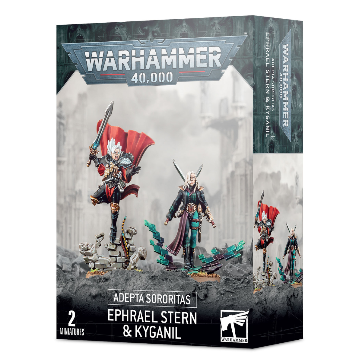 Warhammer 40.000 Adepta Sororitas Ephrael Stern and Kyganil