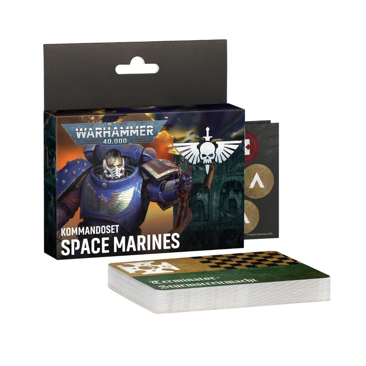 Warhammer 40.000 Space Marines Command Pack Deutsch