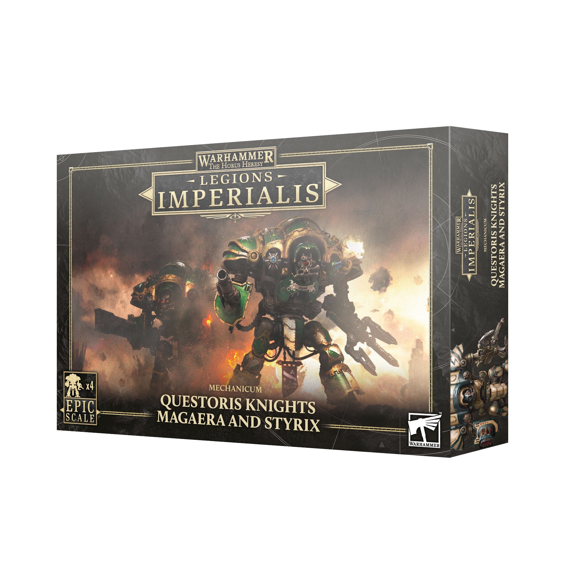 Warhammer The Horus Heresy Mechanicum Questoris Knights Magaera and Styrix