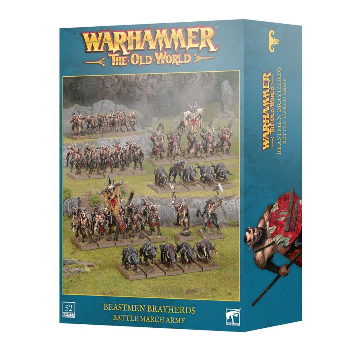 Warhammer The Orld Worlds Beastmen Brayheads Battle March Army