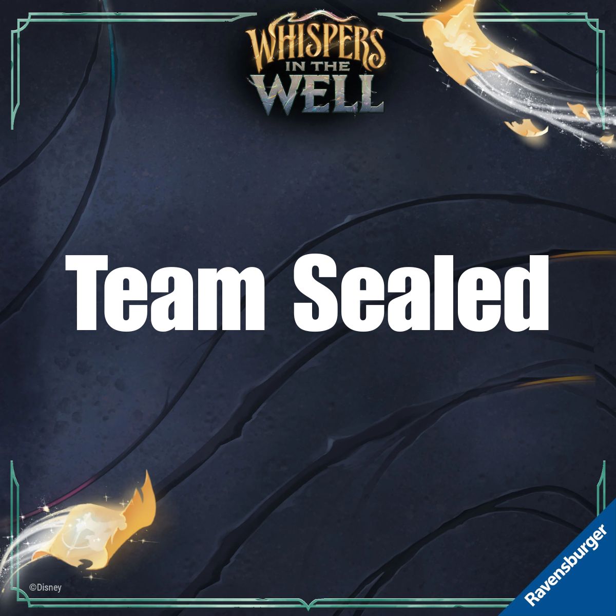Disney Lorcana Whispers in the Well Release Event Team Sealed - 07.11.2025