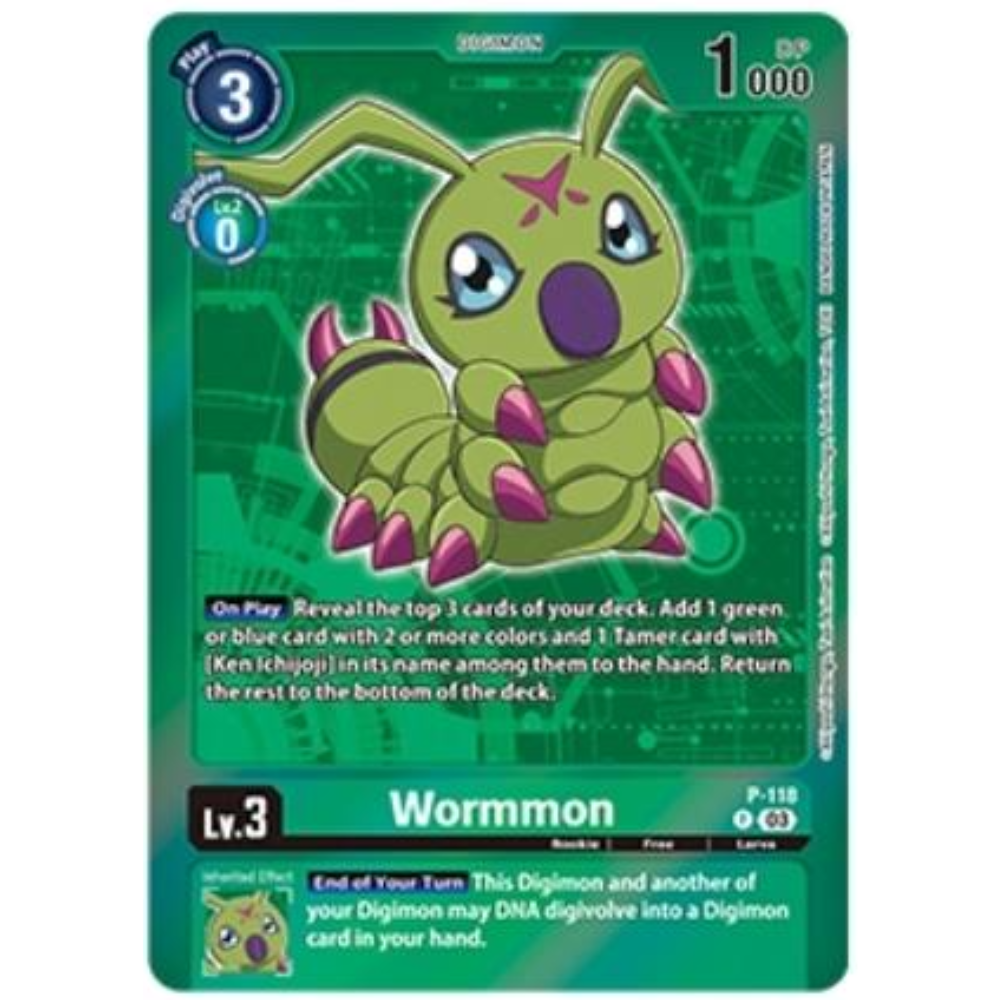 Digimon Card Game Adventure Box 3 AB03 Wormmon - EN