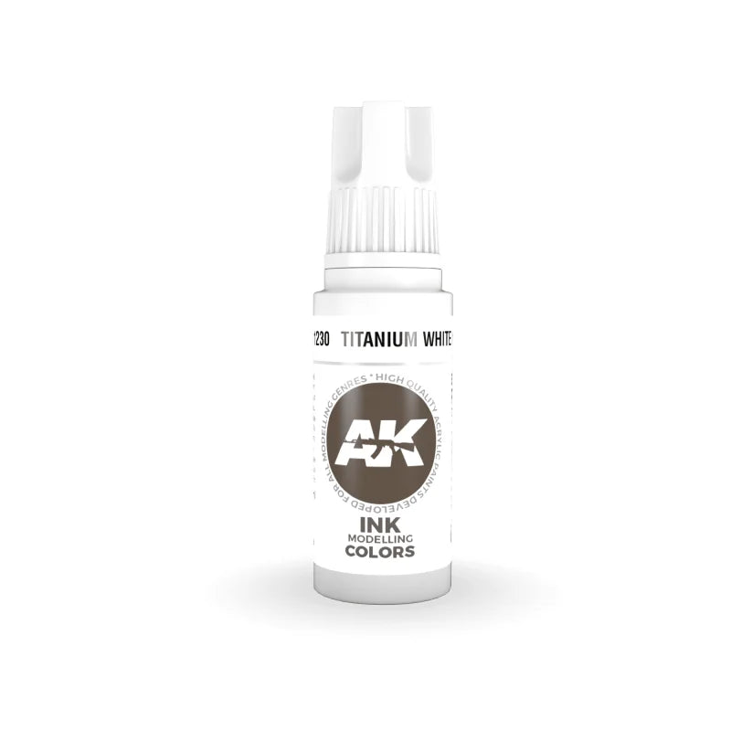 AK Interactive 3GEN Titanium White INK 17ml