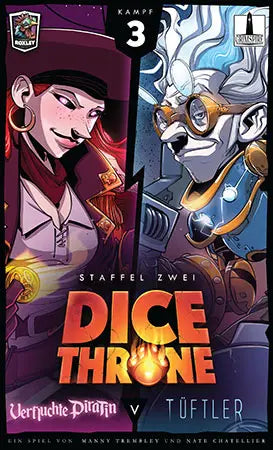 Dice Throne Verfluchte Piratin vs. Tüftler