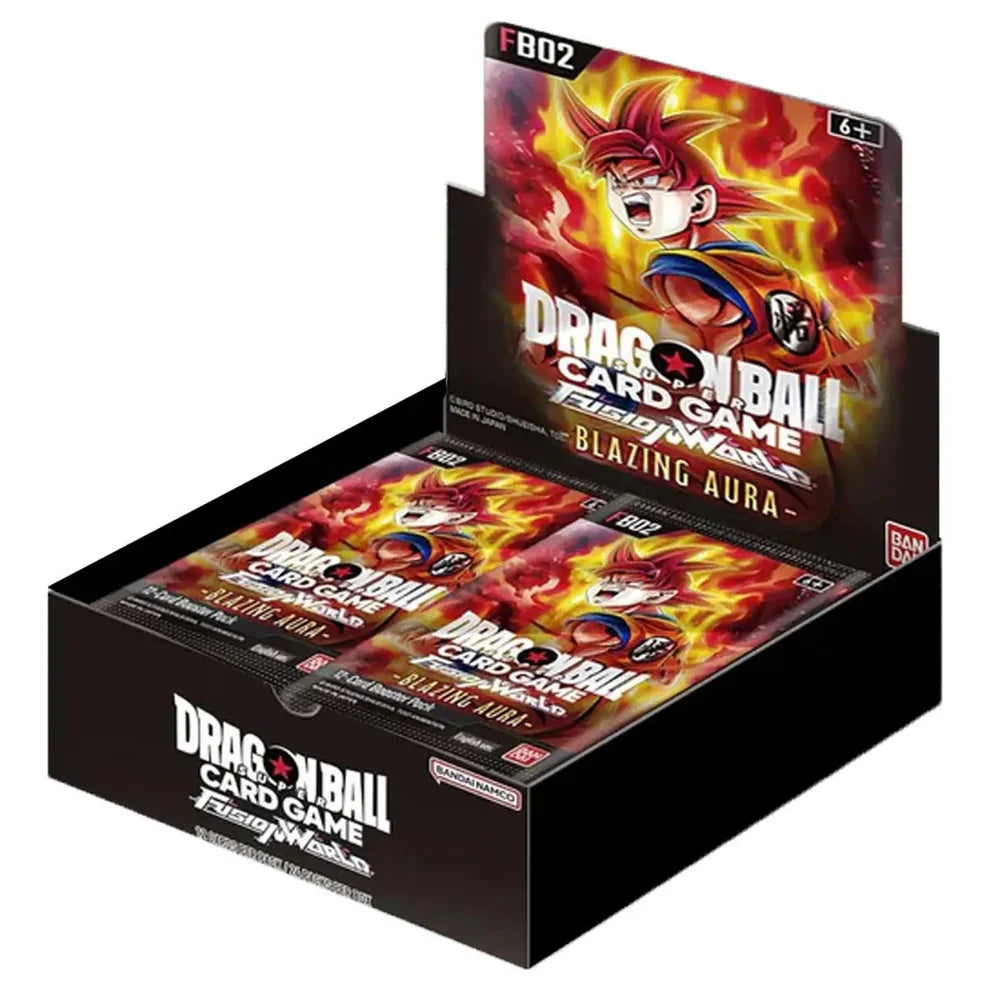 Dragon Ball Super Card Game - Fusion World Blazing Aura FB02 Booster Display (24 Packs) - EN