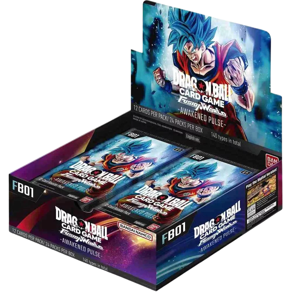 Dragon Ball Super Card Game - Fusion World Awakened Pulse FB01 Booster Display (24 Packs) - EN