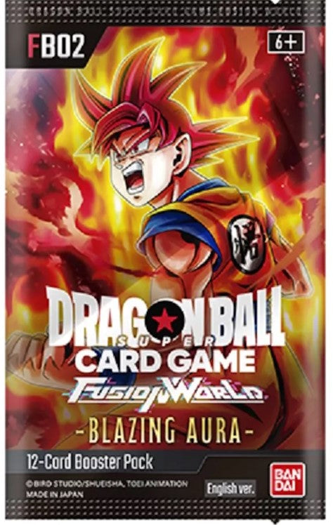 Dragon Ball Super Card Game - Fusion World Blazing Aura FB02 Booster - EN