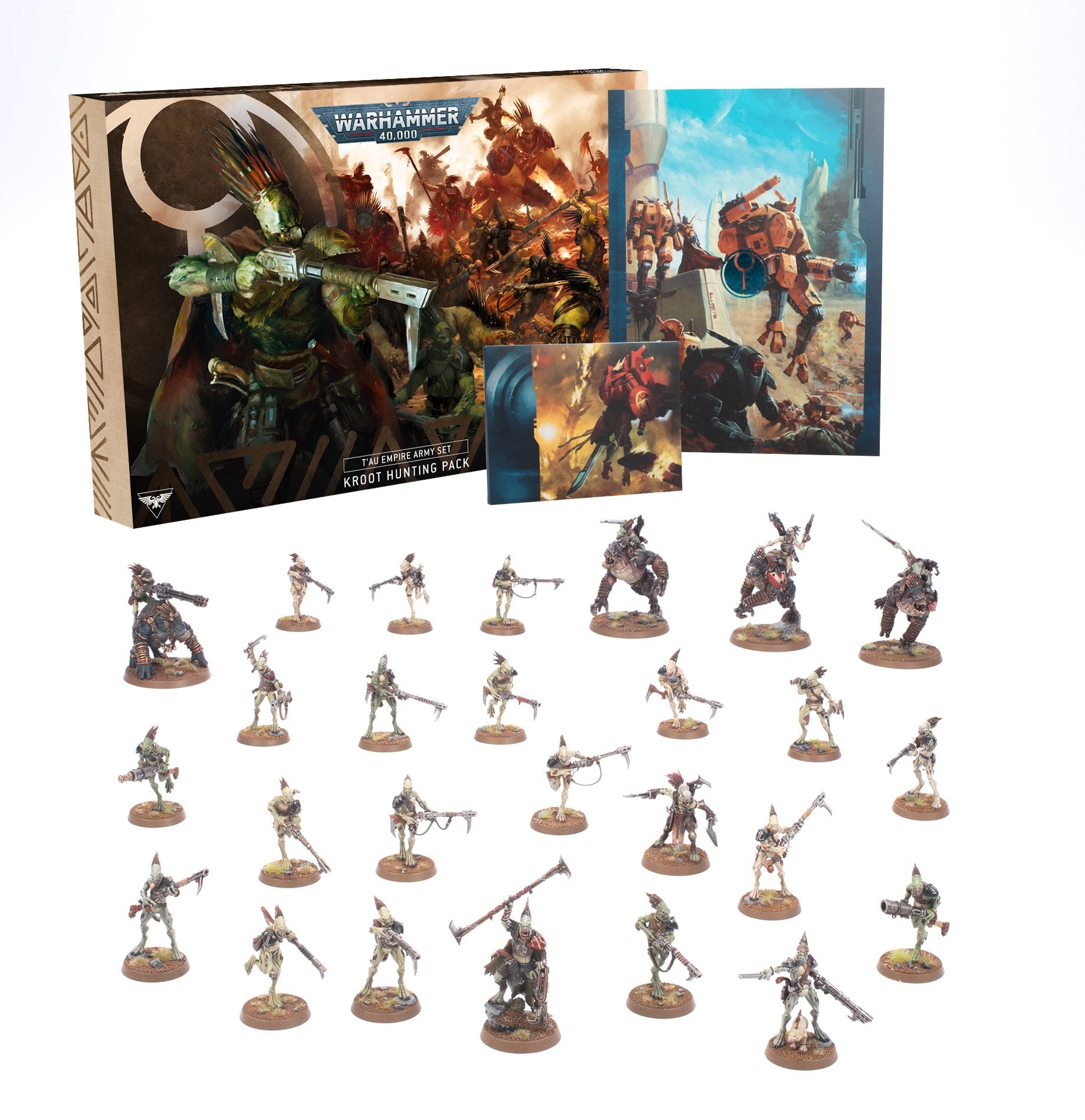 Warhammer 40.000 T'au Empire Army Set Kroot Hunting Pack Englisch