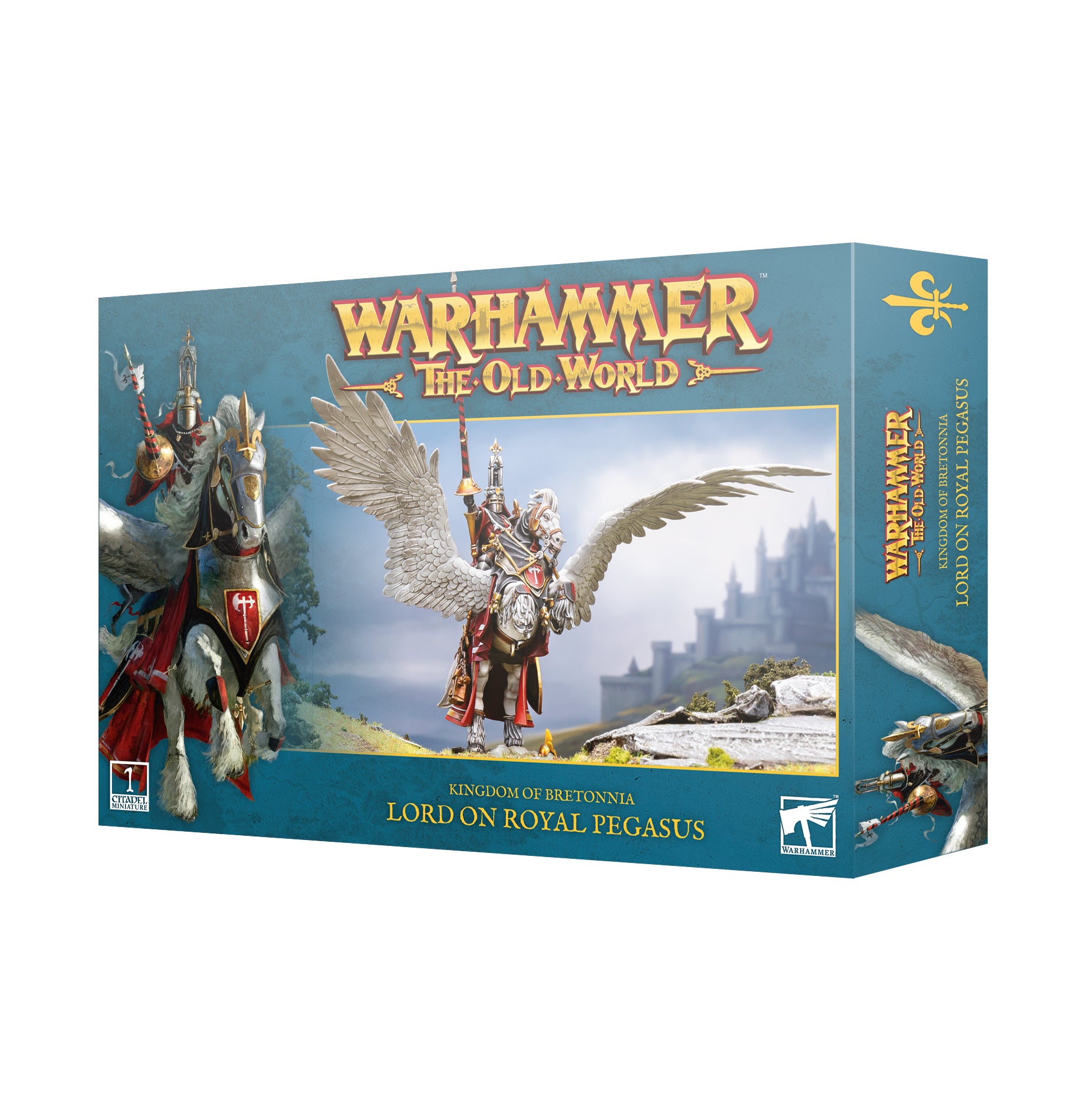 Warhammer The Old World Kingdom of Bretonnia Lord on Royal Pegasus