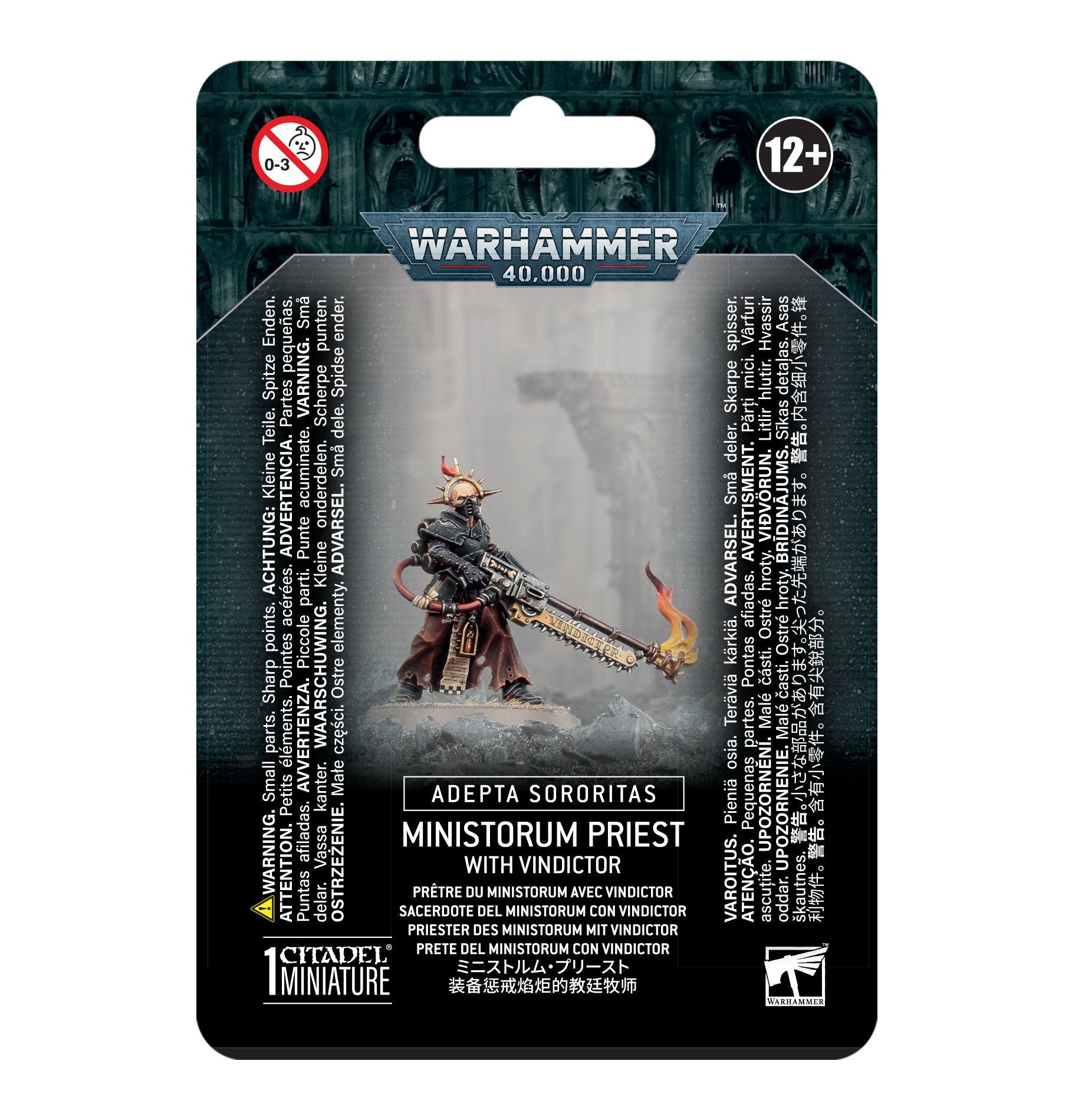 Warhammer 40.000 Adepta Sororitas Ministorum Priest with Vindictor