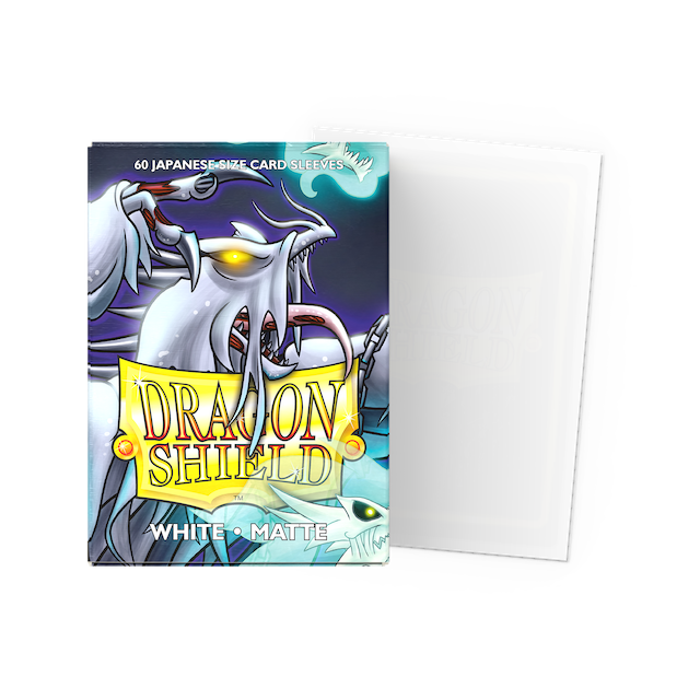 Dragon Shield Small Sleeves - Matte White (60 Sleeves)