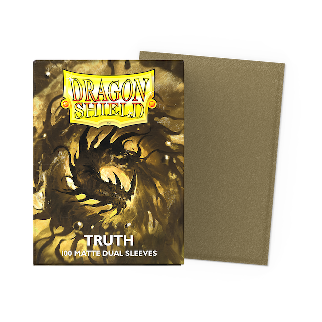 Dragon Shield Standard Size Dual Matte Sleeves - Truth (100 Sleeves)