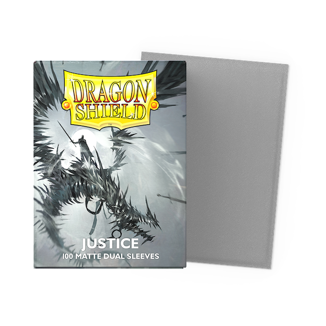 Dragon Shield Standard Size Dual Matte Sleeves - Justice (100 Sleeves)