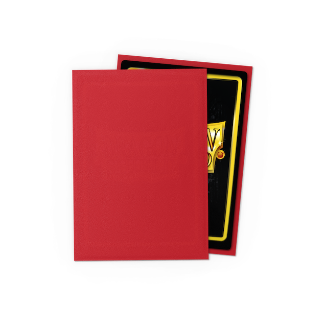 Dragon Shield Small Sleeves - Matte Crimson (60 Sleeves)