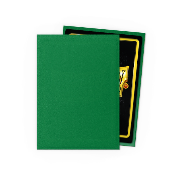 Dragon Shield Standard Size Matte Sleeves - Green (100 Sleeves)