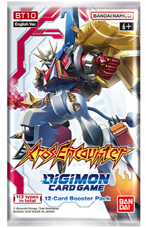 Digimon Card Game - BT10 - XROS Encounter Booster Display (24 Packs) - englisch