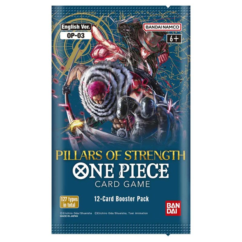 One Piece Card Game - Pillars Of Strength OP03 Booster - englisch