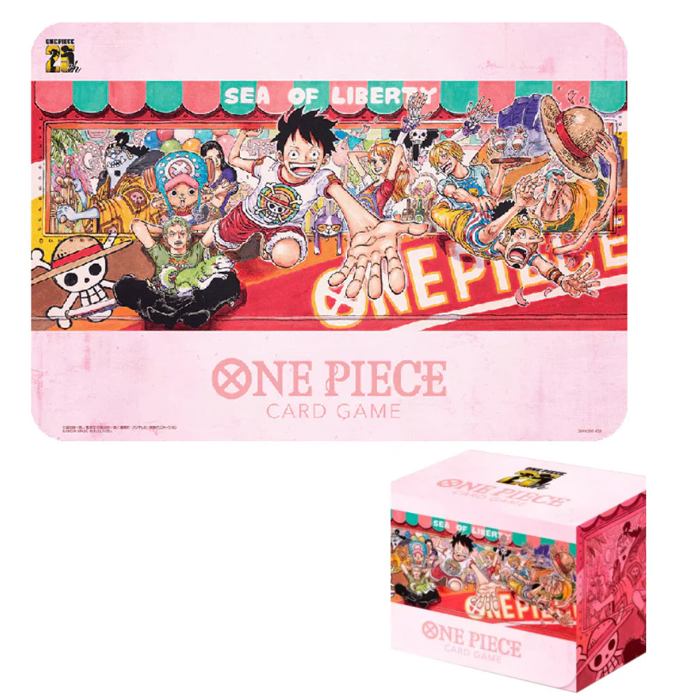 One Piece Card Game - Playmat and Card Case Set -25th Edition- - EN