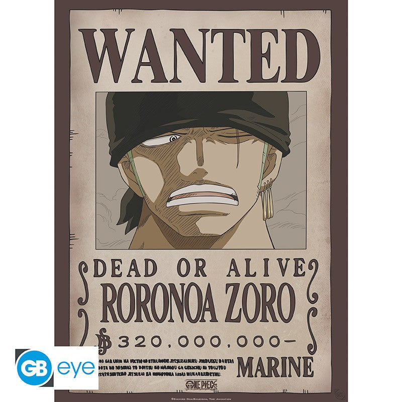 ONE PIECE - Poster Chibi 52x38 - Wanted Zoro