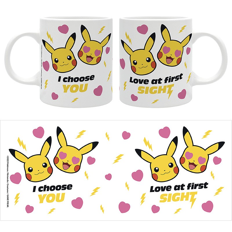 Pokémon - Mug - 320ml - "LOVE AT FIRST SIGHT"