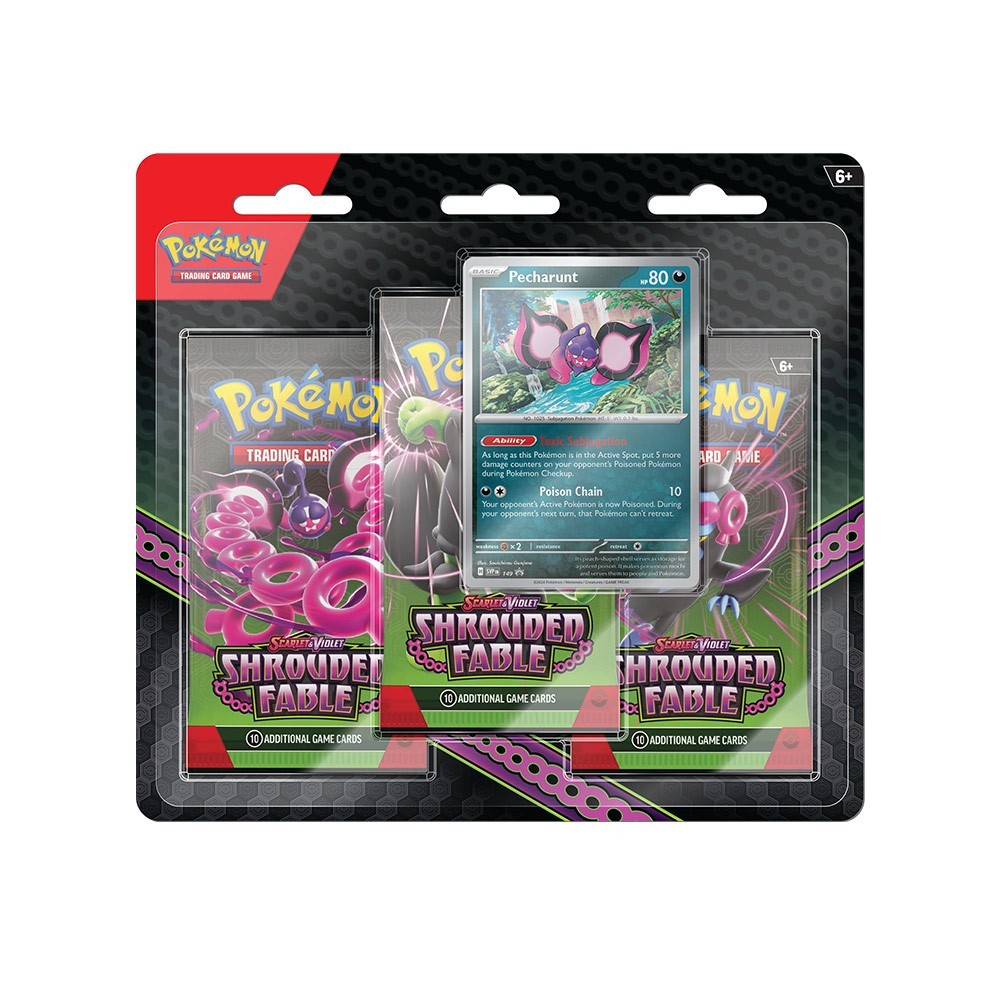 Pokemon - Scarlet & Violet 06.5 Shrouded Fable 3-Pack Blister - EN