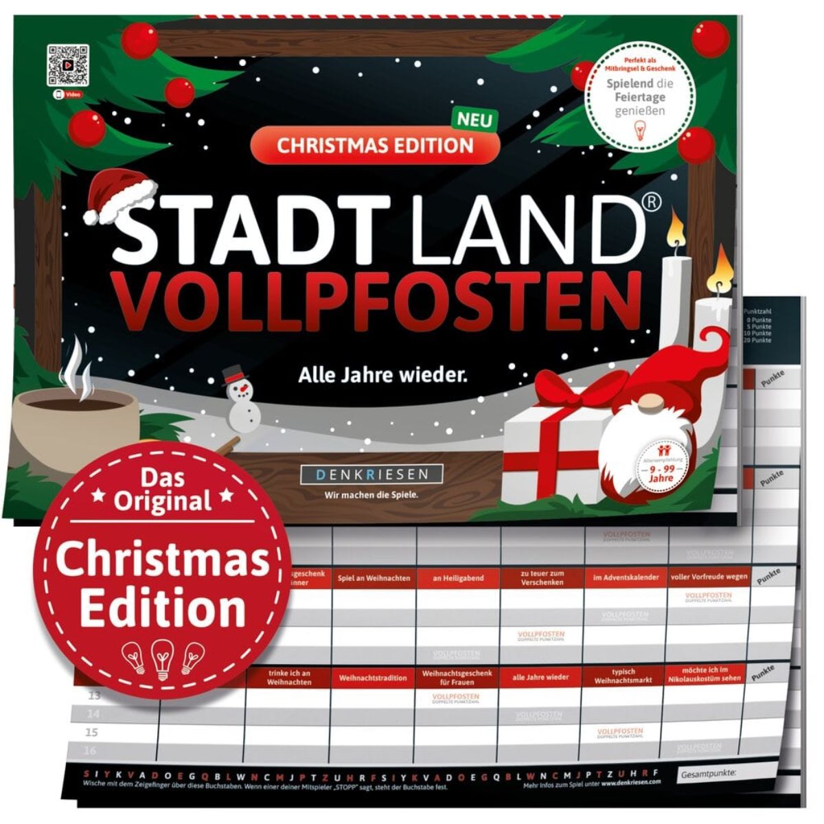 STADT LAND VOLLPFOSTEN – WEIHNACHTS EDITION (DinA4-Format)