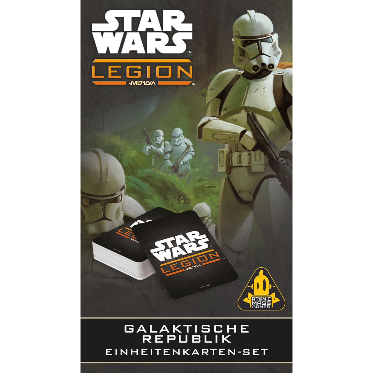 Star Wars: Legion – Galaktische Republik Kommandokarten-Set