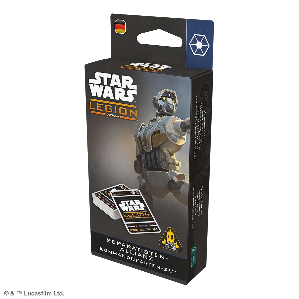 Star Wars: Legion – Separatisten-Allianz Kommandokarten-Set